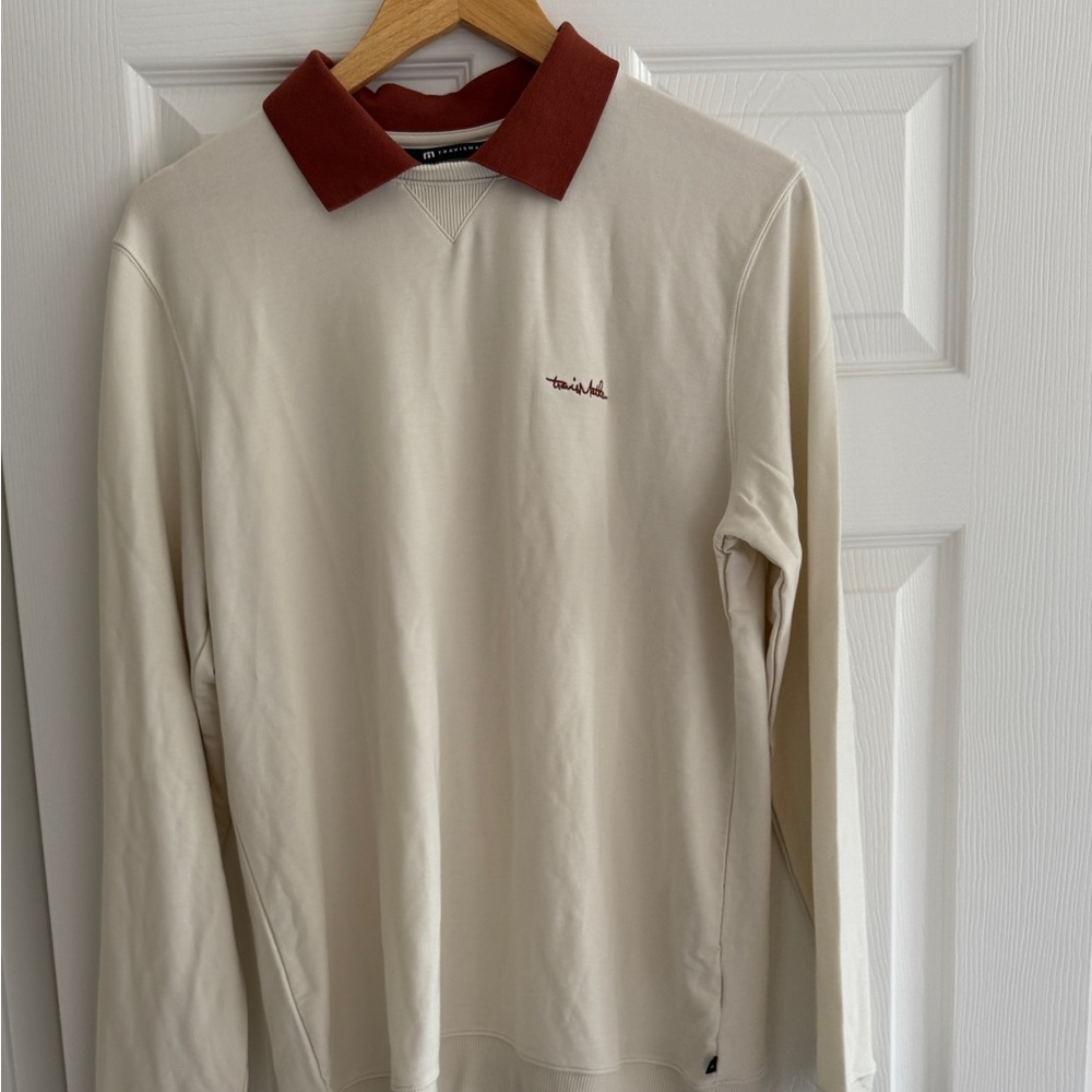 Men's Cream Sweater Travis Matthew